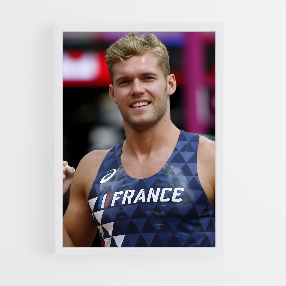 Poster Sourire de Kevin – affiche Athlétisme (vue 3)